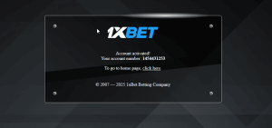 Регистрация на 1xBet